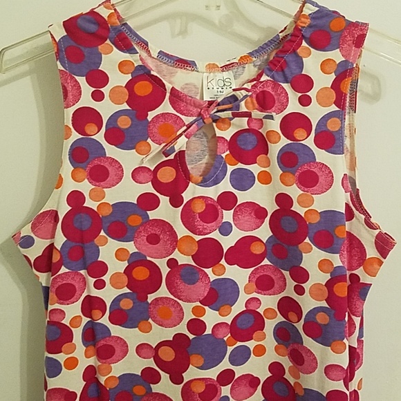 Circular pattern cotton dress - Picture 3 of 7